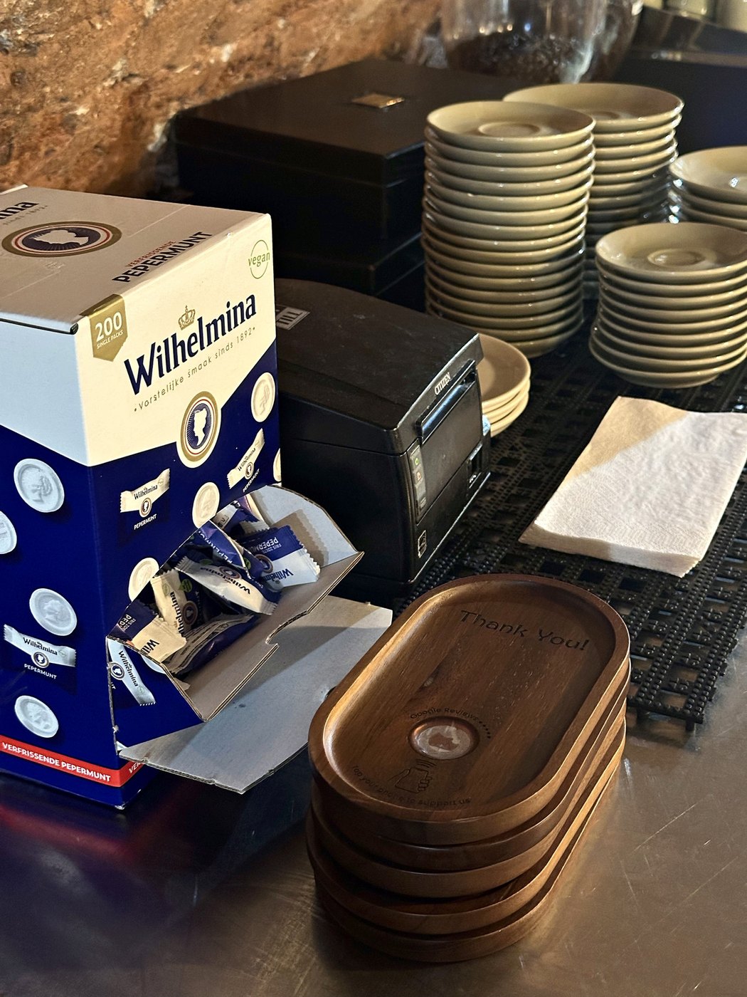 Ready at the station, engraved in the language your guests read